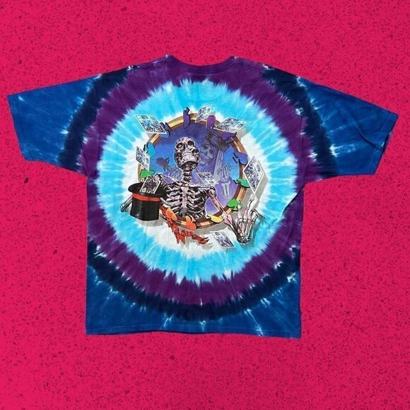 Vintage Grateful Dead t shirt 90s tie dye queen of spades mens XXL - Picture 3 of 6